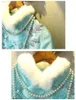 Kvinnors dikerockar S-4XL 2024 Kinesisk stil Coat Women Autumn Winter Fur Stand Collar Tang Cheongsam Top Improved Brodered Short Parka