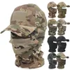 Cappellini da baseball Uomo Donna Cappuccio militare Outdoor Traspirante Antivento Snapback Cappelli da sole Protezione solare Camouflage Passamontagna Maschera Baseball Hatsi