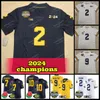 Champion Football Jerseys Maize College Jersey 10 Tom Brady 7 Donovan Edwards 9 J.J. McCarthy 2 Blake Corum Herr Jersey sydd 2024 Rose