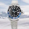 904L MENS MECÂNICO CERAMIC RESPOSTA automática 40mm de aço inoxidável fivela deslizante Black Submarine Sapphire luminosa Batman Montre de Luxe Designer Watch