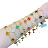 18k Bracelet Classic 4/four Leaf Clover Designer White Red Blue Agate Shell Mother-of-pearl Charm Bracelets Gold Plated Wedding Woman Fashion Jewelry VYYI