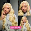 Baby hair 613 Blonde 13x6 HD Lace Frontal Wig 13x4 Front Body Wave Colored Wigs Human Hair Glueless 5x5 Closure for Black Women