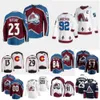 2023 REVER RETRO Avalanche Jersey Hockey Calum Ritchie Nathan Kinnon Mikko Rantanen Keith Kinkaid Pavel Francouz Justus Annunen Samuel Girard Erik Johnson 7953