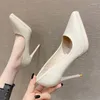 Dress Shoes Business Suit Supper Heeled Platform Pointed Toe High Heels Pumps Slippers Women Sandals Footwear Boots GH079