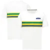 T-shirt tuta da corsa F1 2024. Personalizzazione della maglietta POLO manica corta uniforme della squadra di Formula Uno