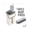 Mops Professional Microfiber Mop And Bucket For Hardwood Tile Laminate Stone Floors Dredge Best All In 1 Kit Dry Wet Cleaning Lj201130 Dhcm5