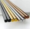 Pauzinhos quadrados de aço inoxidável 304 de alta qualidade China Louça Ouro Preto Prata Cor Utensílios de Cozinha SN1622