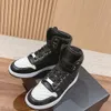 High Edition dames Trainer Sneakers Hoge veter Ronde neus koeienleer Sport Casual schoenen luxe ontwerpers voor mode Schoenen Fabrieksschoeisel met doos