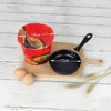 Pannen 12 Cm Anti-aanbak Ijzer Kleine Koekenpan Eierpot Mini Koken Omelet Pan Keuken Kookgerei Met Verbrandingsbeveiliging Handvat voor Ontbijt