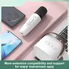 Sprekers Home Karaoke Machine Portable Bluetooth 5.3 PA -luidsprekersysteem met 12 Wireless Microfoons Home Family Singing For Kid