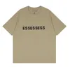 Designer Marca Mens Camiseta Essentialshoodie Laminado Impressão Manga Curta Lazer Mulheres T-shirt Casal Roupas Camiseta Essentialsweatshirts S-XL