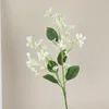 Dekorative Blumen, Simulationsblume, künstlicher kleiner Blumenstrauß, Dekor, Hochzeit, Zuhause, Schlafzimmer, gefälschte Pflanzen, Ast, Dekoration, Po-Requisiten