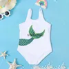 One-Pieces 2-7y Baby Girl Kids Print Swimsuits Summer Beach Bikini trajes de baño divertidos trajes de baño ropa de vacaciones