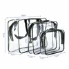 Boîtes de rangement Sac et plastique PVC Boîte transparente