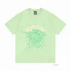 Spider Web T-shirt pour hommes Designer Sp5der T-shirts pour femmes Mode 55555 Mousse imprimée en coton en vrac Été Ef1h