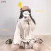 Kvinnors tröjor japanska college stil jk cardigan tröja lösa casual alla matchar kvinnor ny mode kawaii tjejjacka cosplay uniformyolq