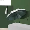 Paraplu's drie vouwen titanium zilver plastic automatische paraplu uv zonnebrandcrème paraplu's dames regen en zon vinyl vouwparaplu