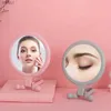 2 pièces miroirs miroir à main avec poignée pour le maquillage petit miroir à main mignon pour le rasage et le maquillage miroir de poche portable suspendu avec des trous