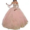 Urban Sexy Dresses Party Dresses Lavender Off The Shoder Quinceanera 2023 Ball Gown Tle 15 Anos Fluffy Sweet 18 Vestidos Elegant Prom Dhum7