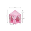 Other Children Furniture Portable Folding Princess Castle Tent House Drop Delivery Home Garden Dhlnj