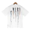 2024 Summer Men's Designer T-shirt Loose Casual Women's Letter T-shirt Tryckt Korta ärmar bästsäljande lyxiga Hip Hop Hop European Size S-XL