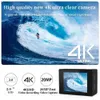 Caméras vidéo d'action sportive Caméra d'action Ultra HD 4K WiFi Écran 2,0 pouces 140D sous l'eau 30M Go Casque Pro étanche Caméras d'enregistrement vidéo Sport Cam YQ240119