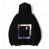hoodie hip hop men streetwear brev hoodies kvinnor designer hooded skateboards hoodys pullover tröja svarta vita kläder