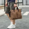 Сумки-тоут, мужская деловая парусиновая сумка, уличная сумка через плечо, мужская сумка на плечо, студенческая повседневная сумка-мессенджер для мужчин, мужская сумка