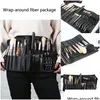 Outils de maquillage Sac professionnel Taille Femmes Brosse cosmétique avec ceinture Brosses de voyage Organisateur Étui étanche 230314 Drop Delivery Healt DHPTM