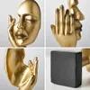 Modern Art Decor Abstract Thinker Sculpture Living Room Decoration Nordic Desk Office Decor Resin Ornaments Home Decor Gift 240119