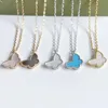 Pendant Necklaces 925 SterlSilver Mini White Fritillary Butterfly Shell Pendant Women Turquoise Necklace Fashion Luxury Brand Quality Jewelry J240119