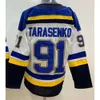 Anpassade kvinnor St. '' Blues''vladimir Tarasenko Hockey Jerseys Brayden Schenn Justin Faulk Niko Mikkola Robert Thomas Kyrou Ryan O'Reilly 4605