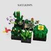 Blocs Mini Bonsai Building Block Kit Mini Bonsai Bouquet Building Toy Succulent Bonsai Building Kits pour Étagères Chambre Andvaiduryb