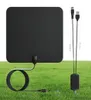 HDTV Antenna TV Digital HD 80 Mile Range Skywire TV Indoor 1080p 4K 16ft Coax Cable Easy Installation Hög mottagning Amplifierad3660170