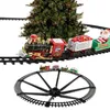 Model Building Kits Electric Train Set Mini Santa Claus Rail Car Toys Creative Decor Christmas Tre Train Gift Education Toy For LDren GiftvaiduryB