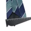 Papillon Design Cravatta Paisley in poliestere Cravatta a righe verdi per uomo Festa di nozze Abbigliamento quotidiano Camicia Abito Decorazione Accessori Regali