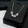 DJMAX – collier complet en diamants pour femmes, Original, en argent Sterling 925, bande Mobius, chaîne de clavicule en diamant, 240118