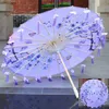 Paraplu's Bloemblaadje Ambachtelijke Olie Papier Paraplu's Bloemblaadje Paraplu's Dansparaplu's Zijden Parasol Decoratieve Kinderen Kind Kleurrijke Paraplu