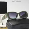 Óculos de sol de grife Chanelness Versátil Pequeno Longo High-end Trendy Sun Shading Face0CRF 0CRF