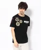 T-shirt à manches courtes pour hommes, nouveau badge brodé en coton de haute qualité, style militaire, style jour