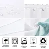 Shower Curtains Sea Theme Curtain Starfish Fishes Plants Bathroom Bathtud Decor Waterproof Polyester Fabric With 12 Free Hooks