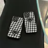 Designer telefoonhoesjes Damesmode Houndstooth-hoesje voor iPhone 14 Pro Max Plus 13 12 11 XS XR Heren luxe telefoonhoesje Volledige cover Schokbestendig Shell Hot -3