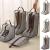 Sacs de rangement pour bottes de pluie longues et courtes, fourre-tout pliable en PVC, organisateur de chaussures, imperméable à l'eau et à la poussière, talon haut