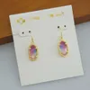 Créateur Kendrascott Neclace Bijoux Ke Bijoux Lee Ovale Tri Couleur Shell Pendentif Boucles D'oreilles Crochets D'oreilles