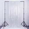 Curtain Silver Sequin Background Window Wall Decor Glitter Screen Party Birthday High Density Sequins Backdrop Shades