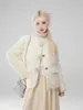 Damenjacken Korea High-End-Herbst-Winter-Damenmode Schnalle Slim Fit Mantel Frauen Eleganter Mittellanger Rock Bürodame