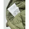 Winter jacket women's jacket designer women's down jacket street clothing warm windproof jacket women's mesh bag plaid cotton jacket letter P women's clothing