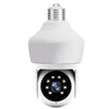 DP43 E27 ampoule double écran liaison caméra de Surveillance 3MP HD Vision nocturne détection de mouvement extérieur intérieur réseau moniteur de sécurité Cam