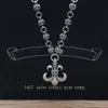 Designer Brand Cross Ch Necklace for Women Chromes High Boat Anchor Flower Pendant Silver Plated Chain Mens Sweater Heart Men Classic Jewelry Neckchain Fio1GYNY