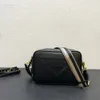 5A Designer Bag Crossbody Camera Bag Mulheres Bolsas Bolsa De Couro De Crocodilo Padrão Letras De Moda Duas Alças De Ombro Hardware De Ouro Carteira De Mão De Luxo